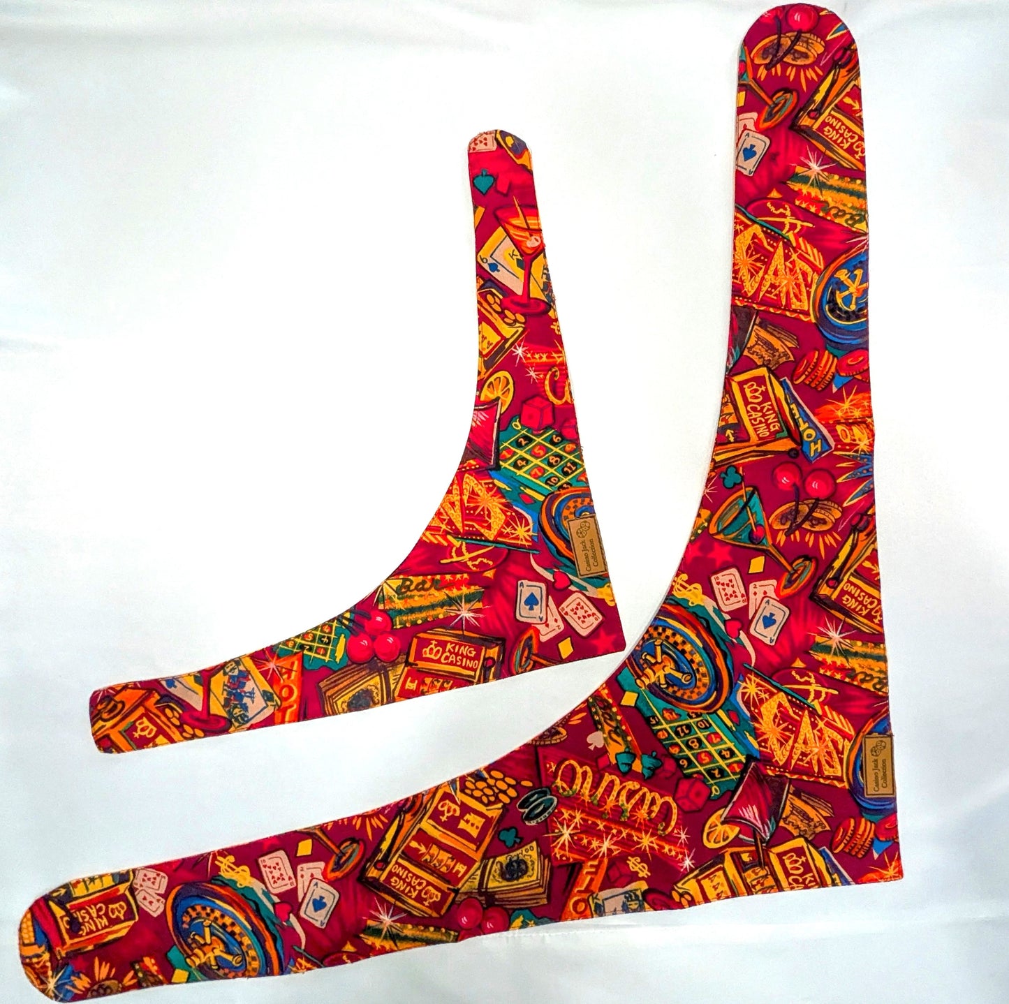 Casino Themed Bandana-Double-Sided Red
