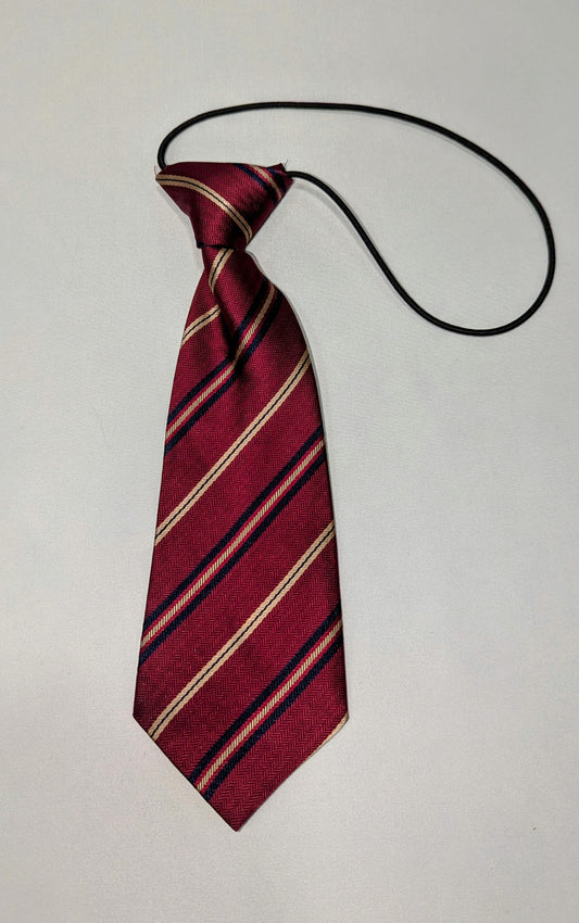 Red w/Gold Stripe Tie