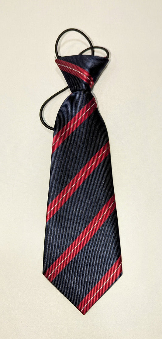 Blue w/Red Stripe Tie